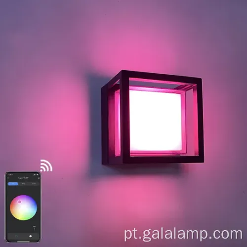 Luz de parede ao ar livre de graffiti moderno